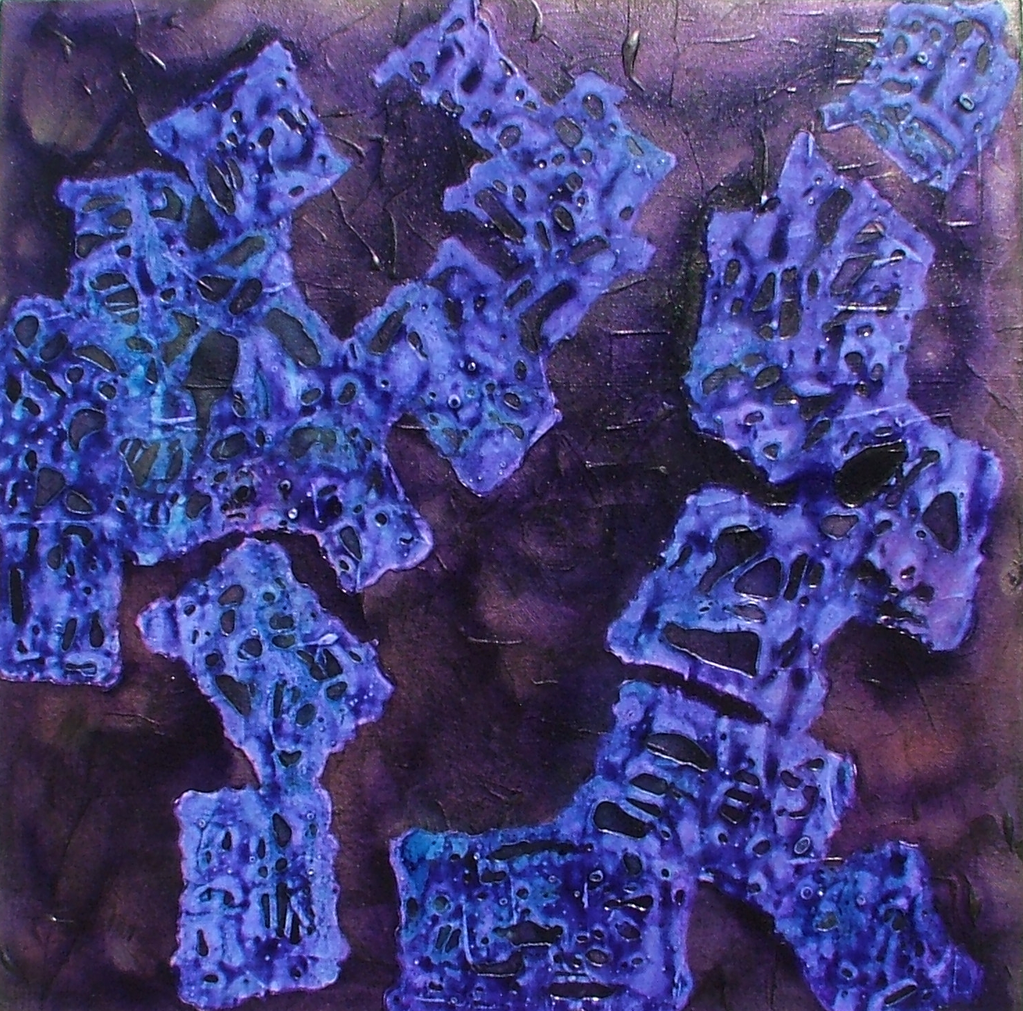 canvas 50 x 50 x 5 acryl